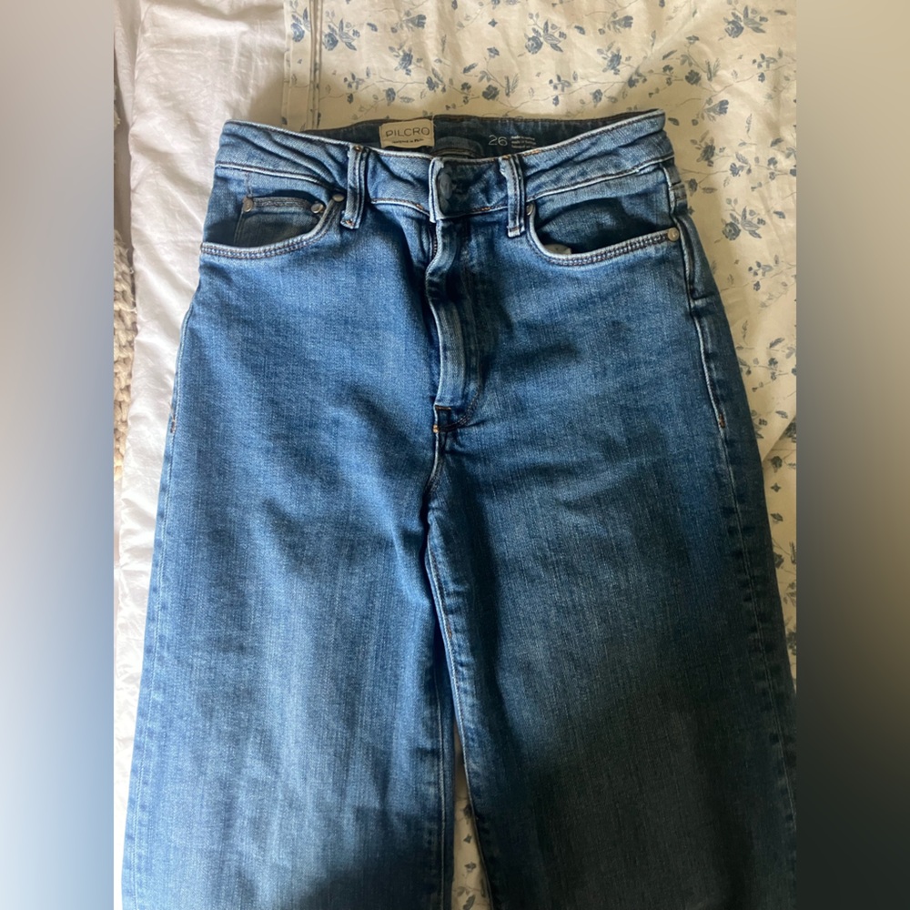 Pilcro Wide Leg Jeans